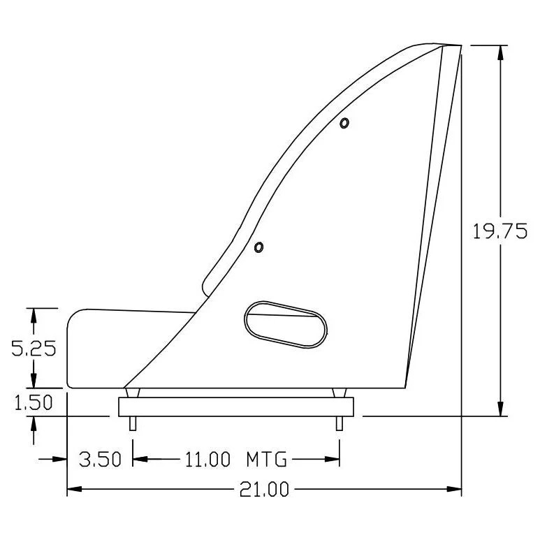 Logger / Skidder / Scraper / Crawler / Loader Barrel Seat Assembly