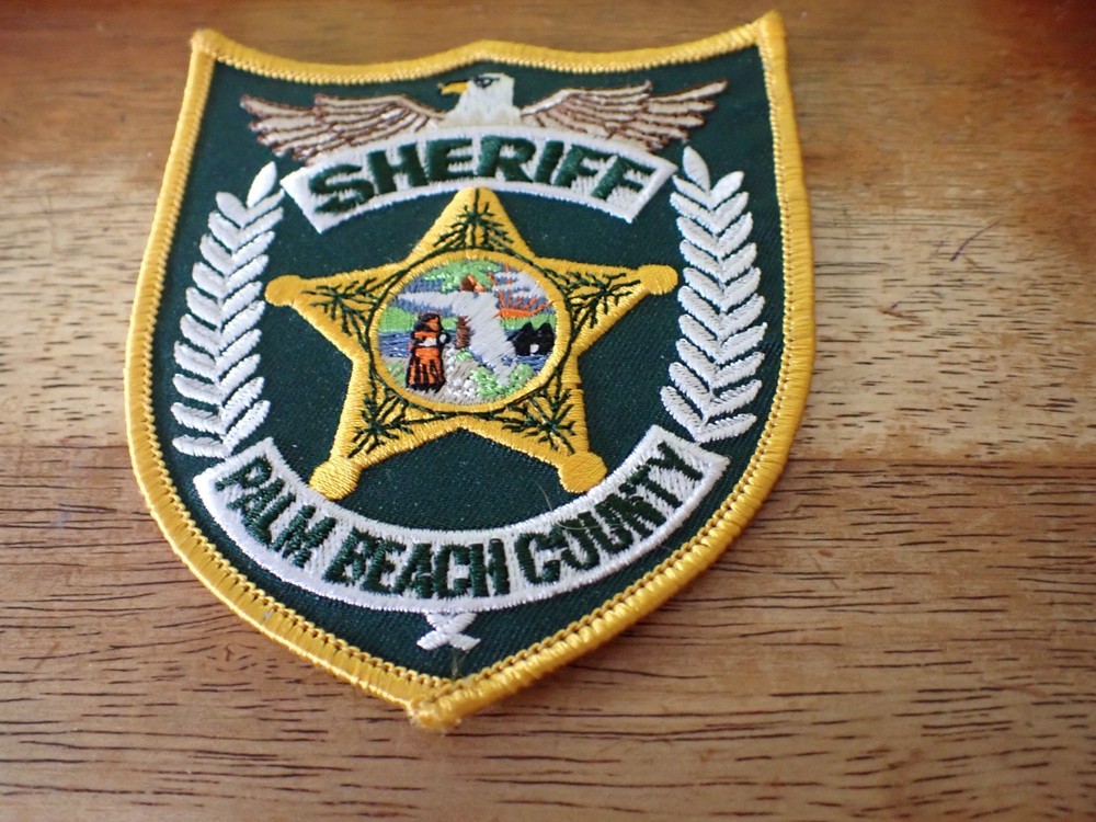 PALM BEACH FLORIDA OBSOLETE VEST PATCH PATCH BX E #12