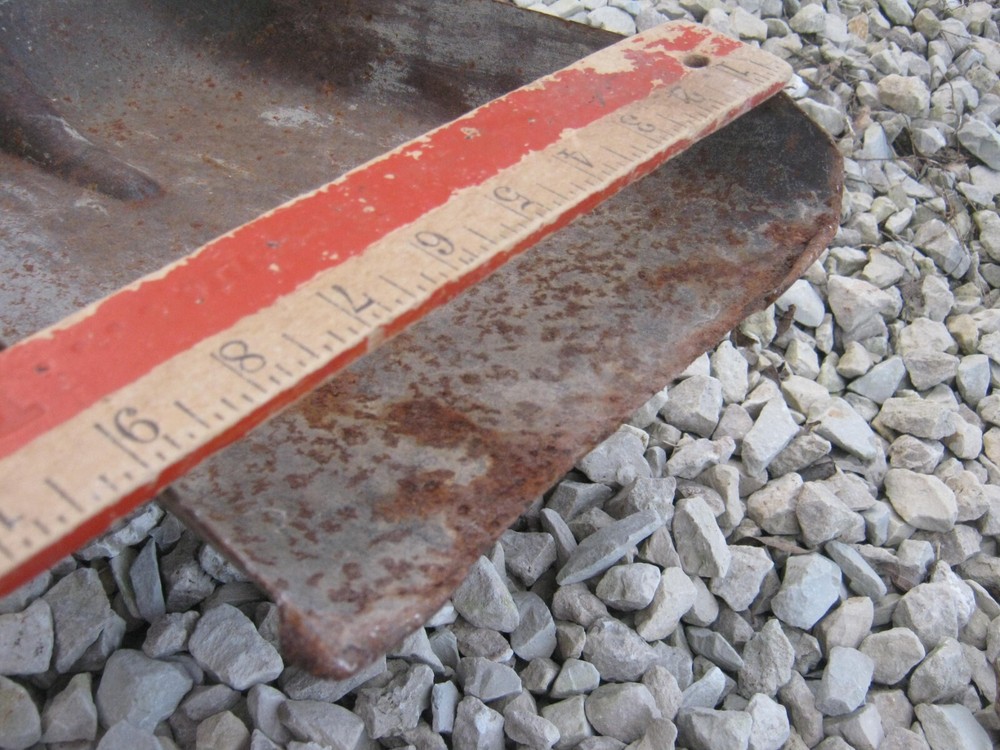 Rusty Original Vintage Primitive Shovel D Handle 43" long great decor
