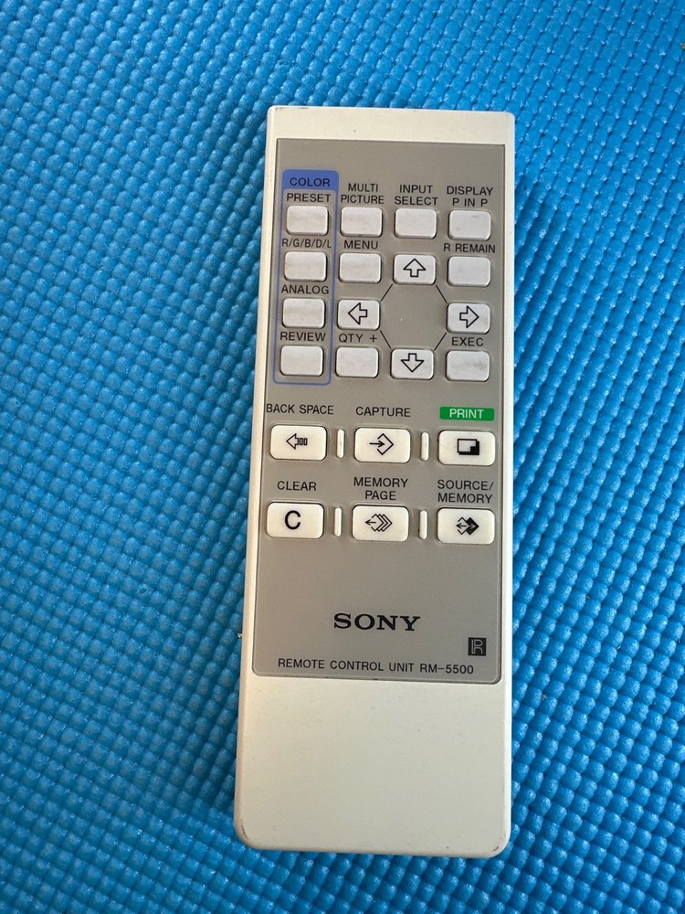 Sony remote control unit RM – 5500