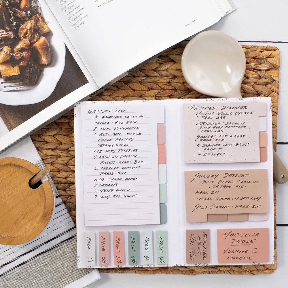 Aesthetic Pastel Stiy Notes with Tabs For Bible Study - Incl. Sturdy