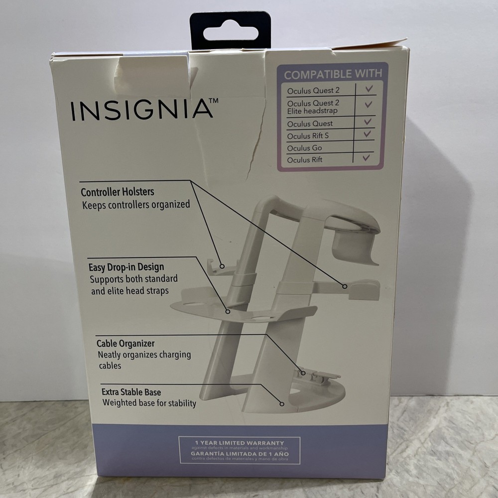 Insignia - Stand for Meta Quest 2 - White pre-owned