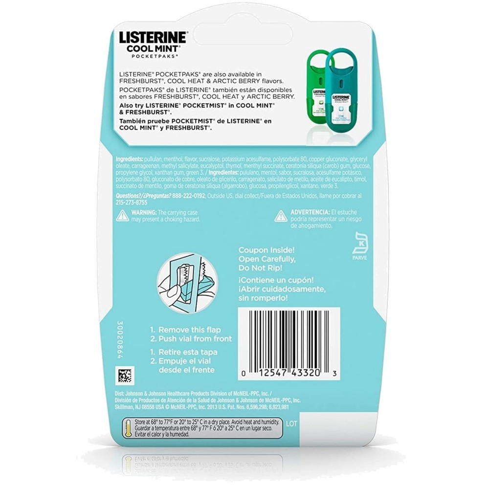 Gingivitis-Fighting Mint Strips 12 Pack