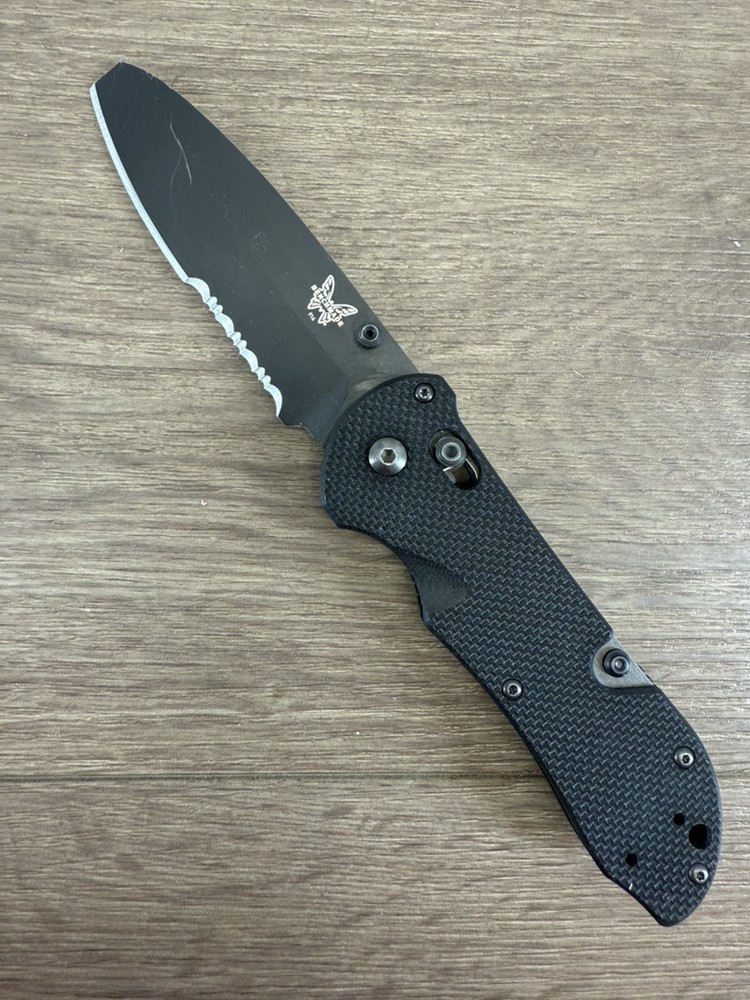 BENCHMADE TRIAGE BLUNT-TIP AXIS LOCK KNIFE BLACK (3.4" BLADE) (WCP035235)