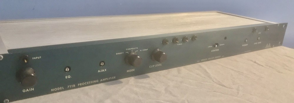 GRASS VALLEY California Model 711B Processing Amp Amplifier UNTESTED