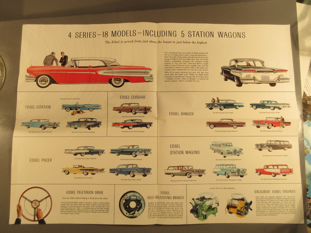 1957 Edsel Folding Brochure