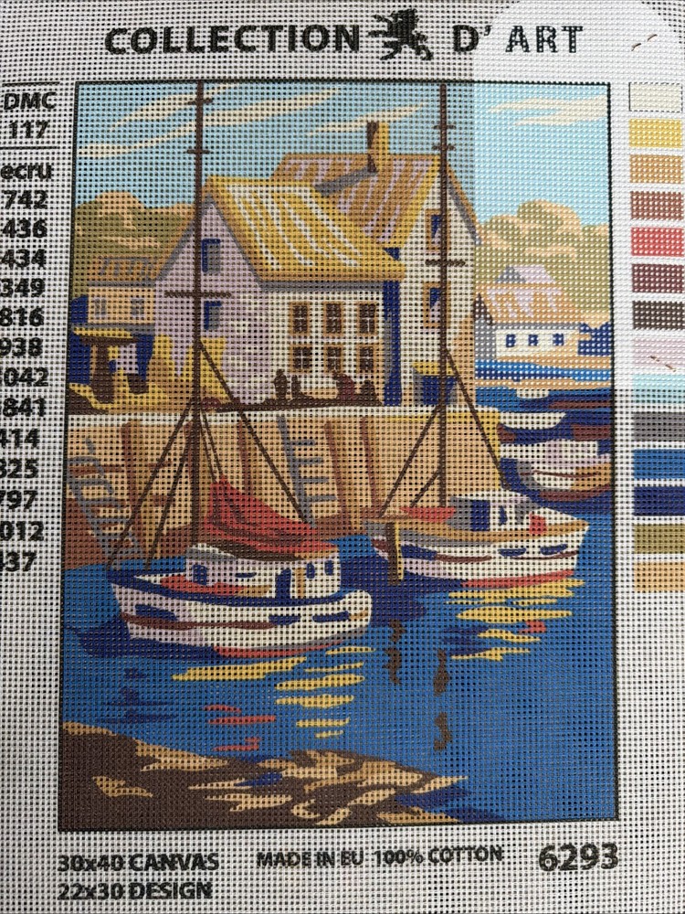 Collection D Art Printed needlepoint canvas 30x40cm  Canvas Only