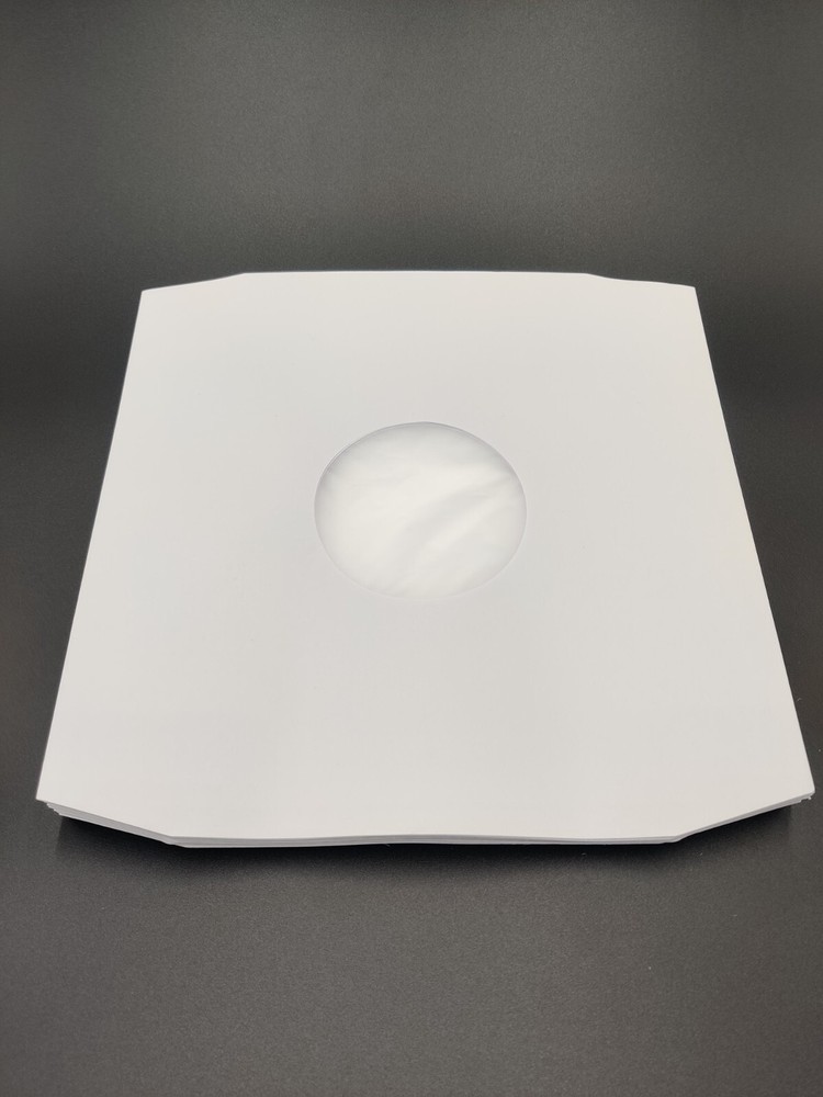 12" Polylined White Inner Paper Record Sleeves x 50