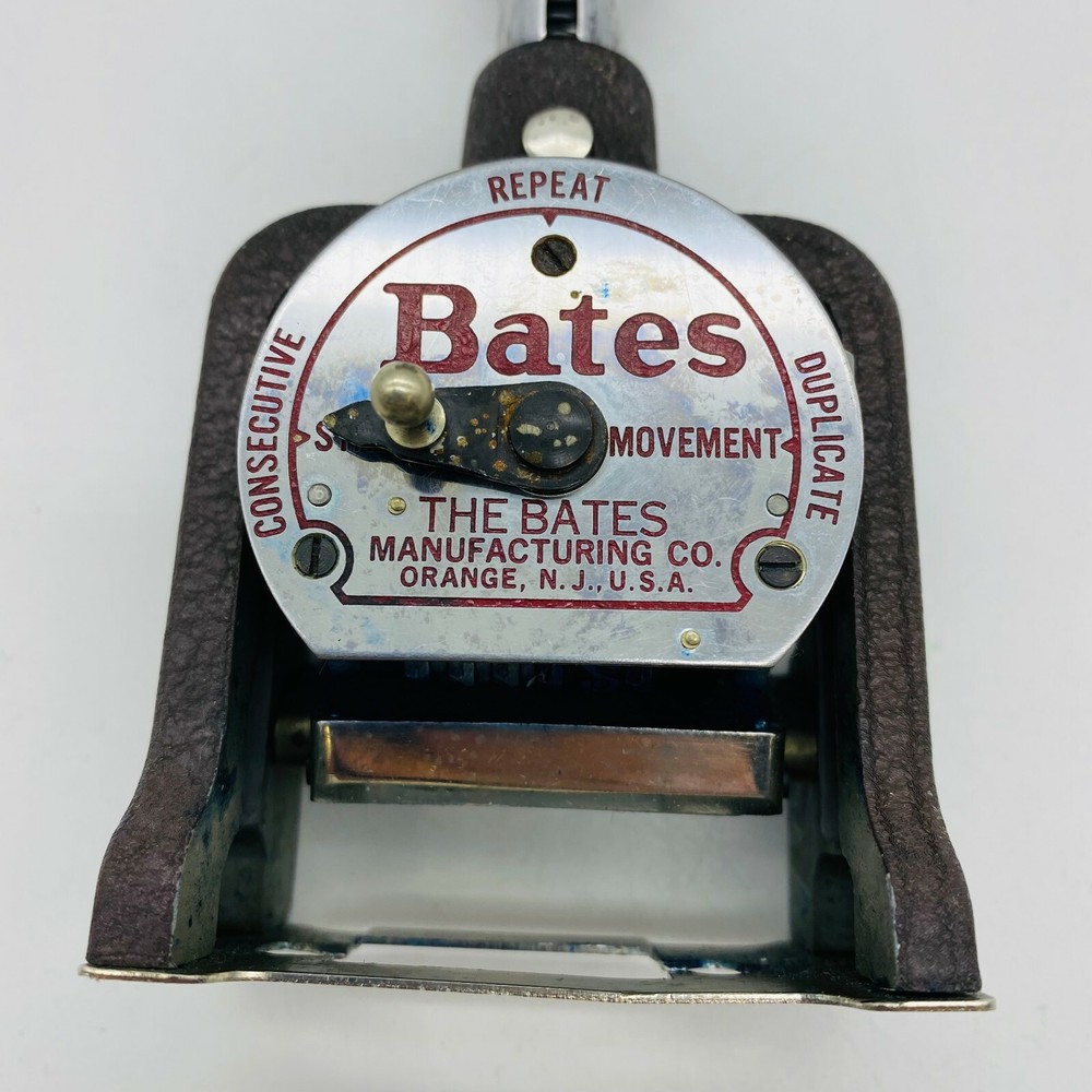 Bates 6 Wheel Style E Numbering Machine