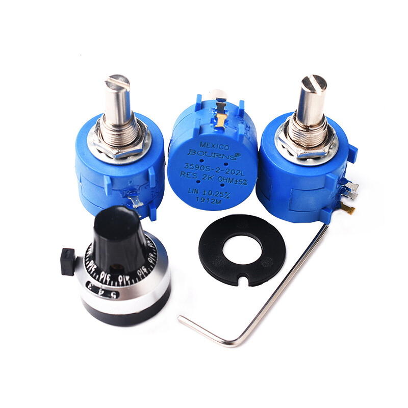 3590S-2 10 Turn Potentiometer Wirewound Variable Precision Multi-Turn -Pot