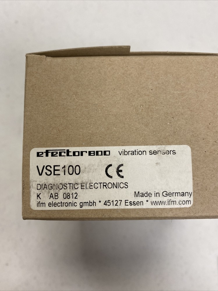 New IFM EFECTOR VSE100 800 Vibration Diagnostic Sensor Controller, K AB 0812
