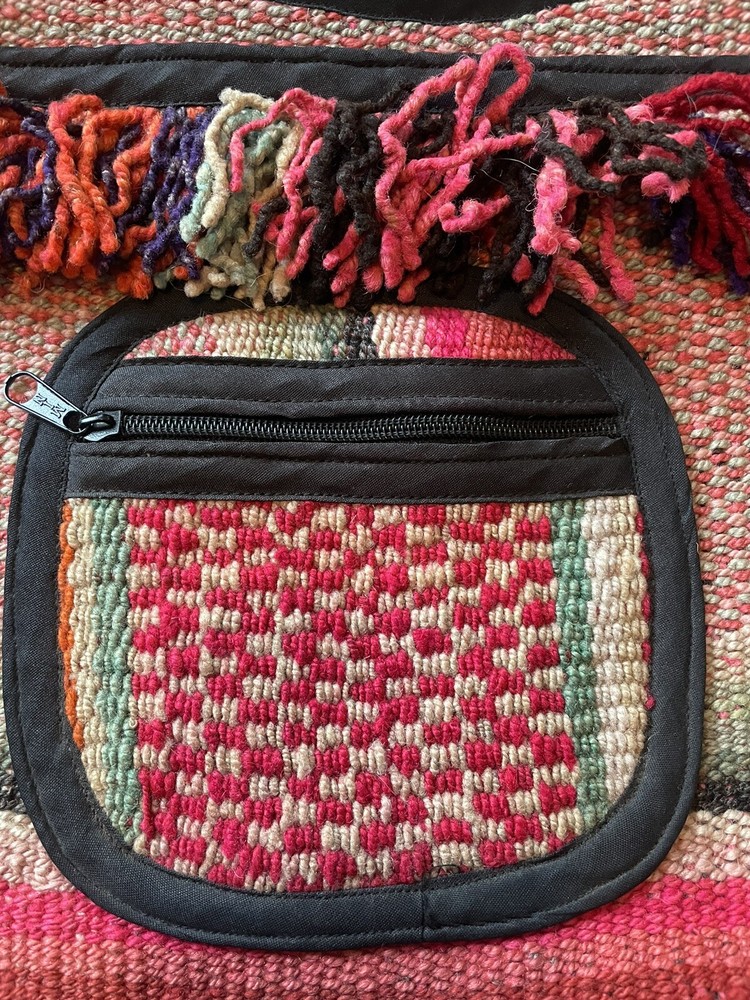Bolivian Wool Boho Handcrafted Bag MUST SEE!!!!