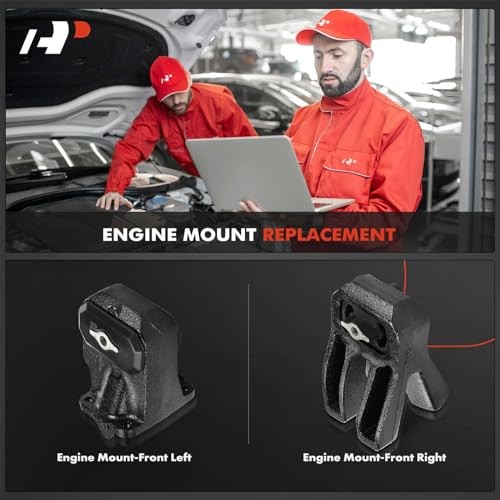 Set of 2 Front Left and Right Engine Motor Mount Set Compatible with Dodge
