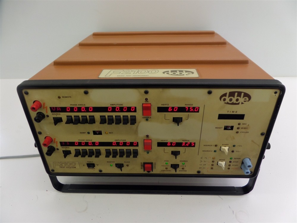 Doble F2100 Test System - Missing Switches Missing Fan