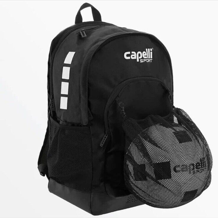 Capelli Sport Soccer Large Black Backpack