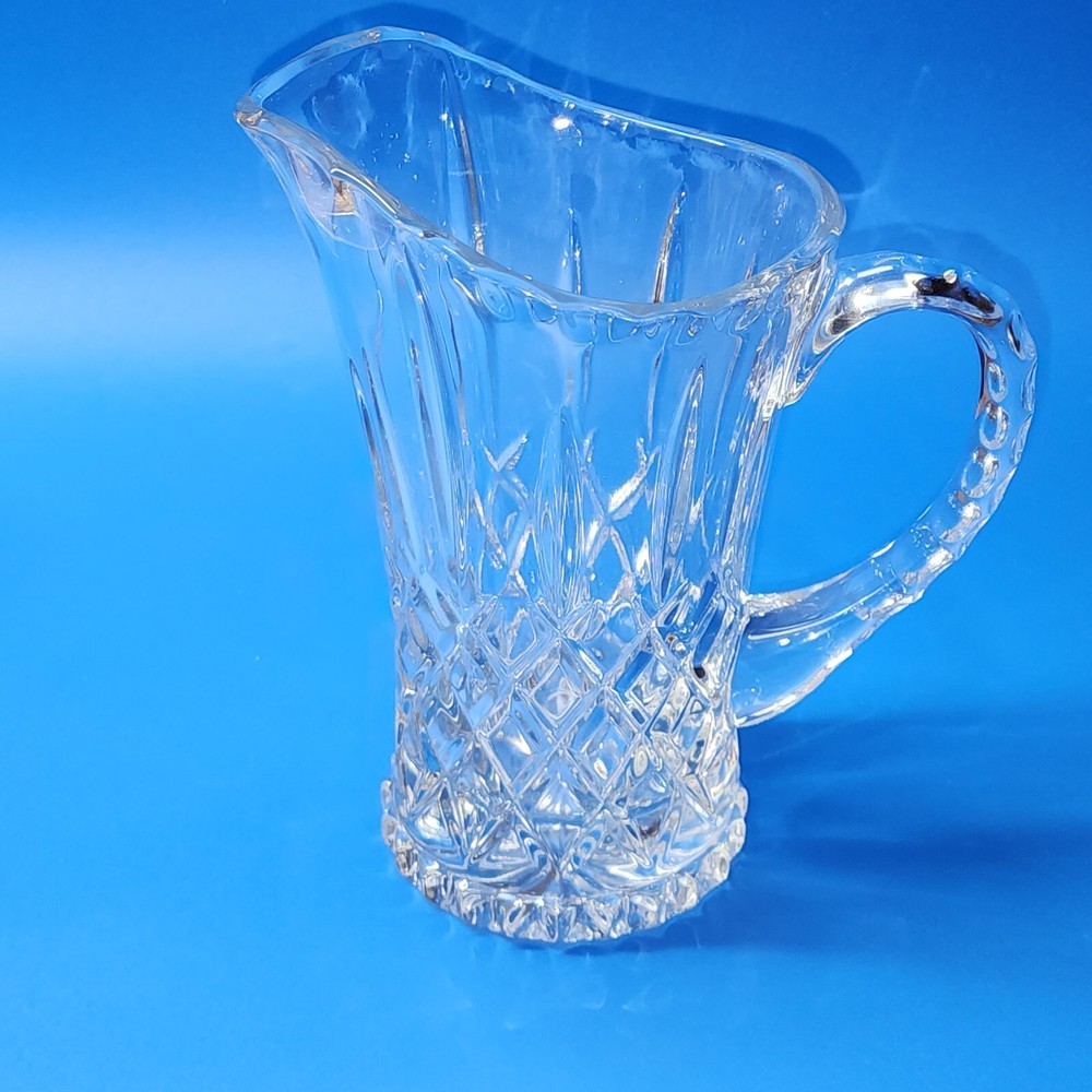 Gorham King Edward Diamond Cut Crystal Pitcher 32 oz