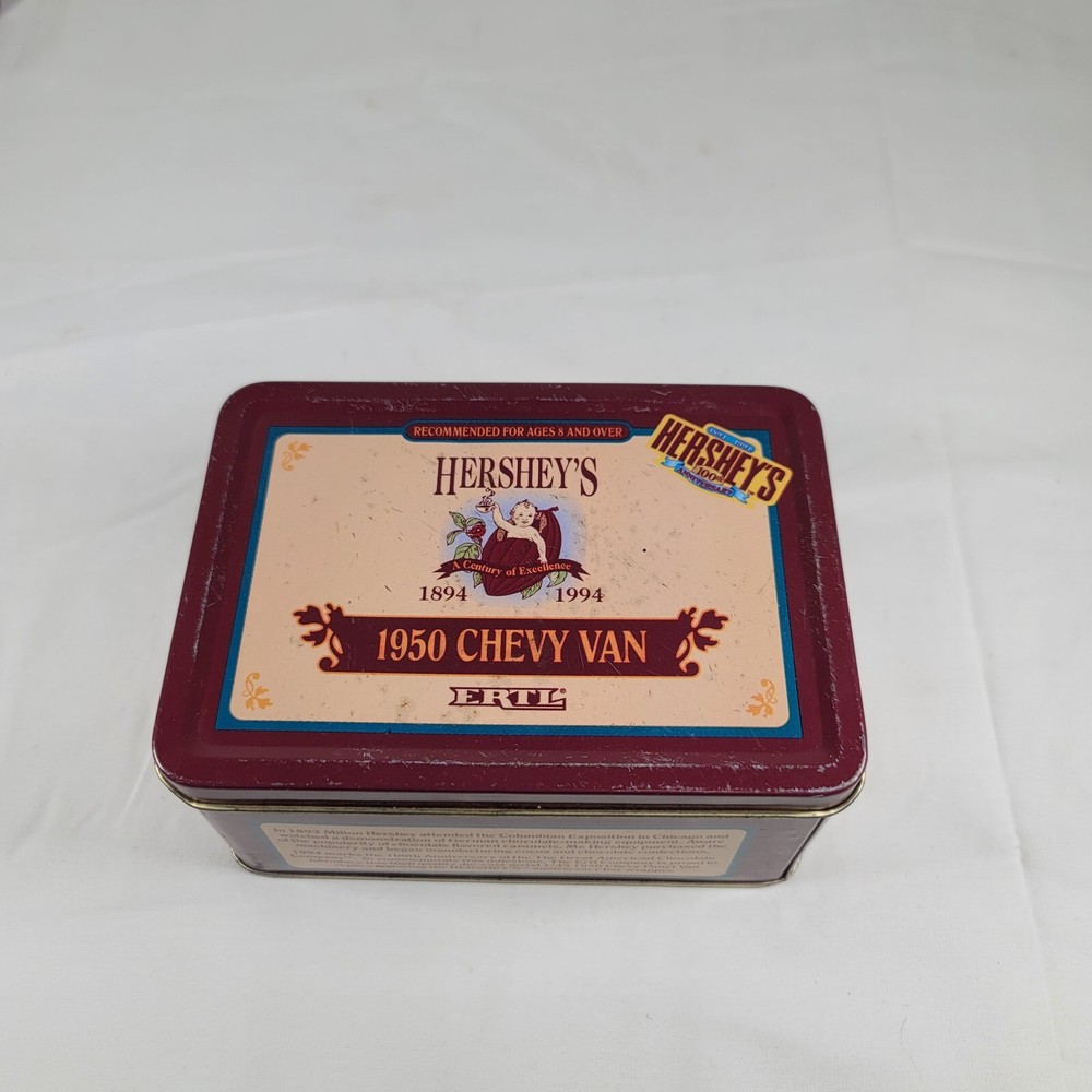 Hershey's Collectible Tin 1950 Chevy Van - Empty Tin Vintage