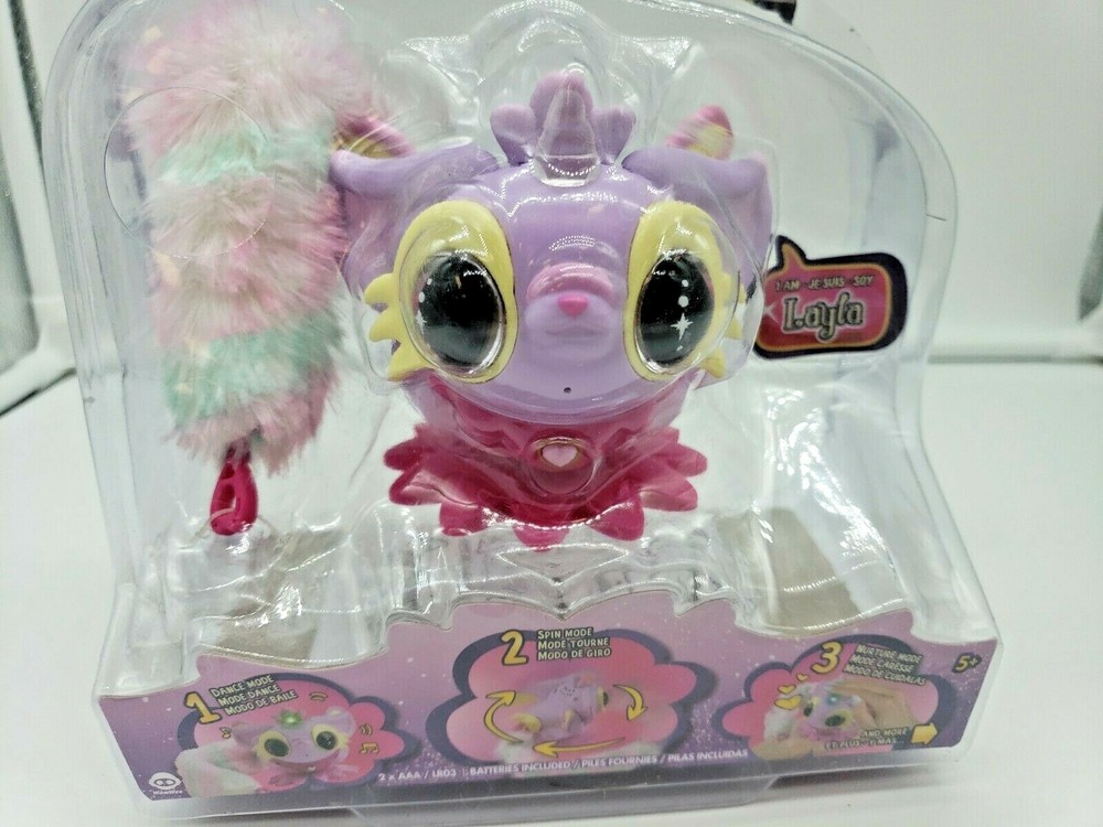 Pixie Belles  Layla (Purple) Interactive Electronic Pet Still Attached to Packag
