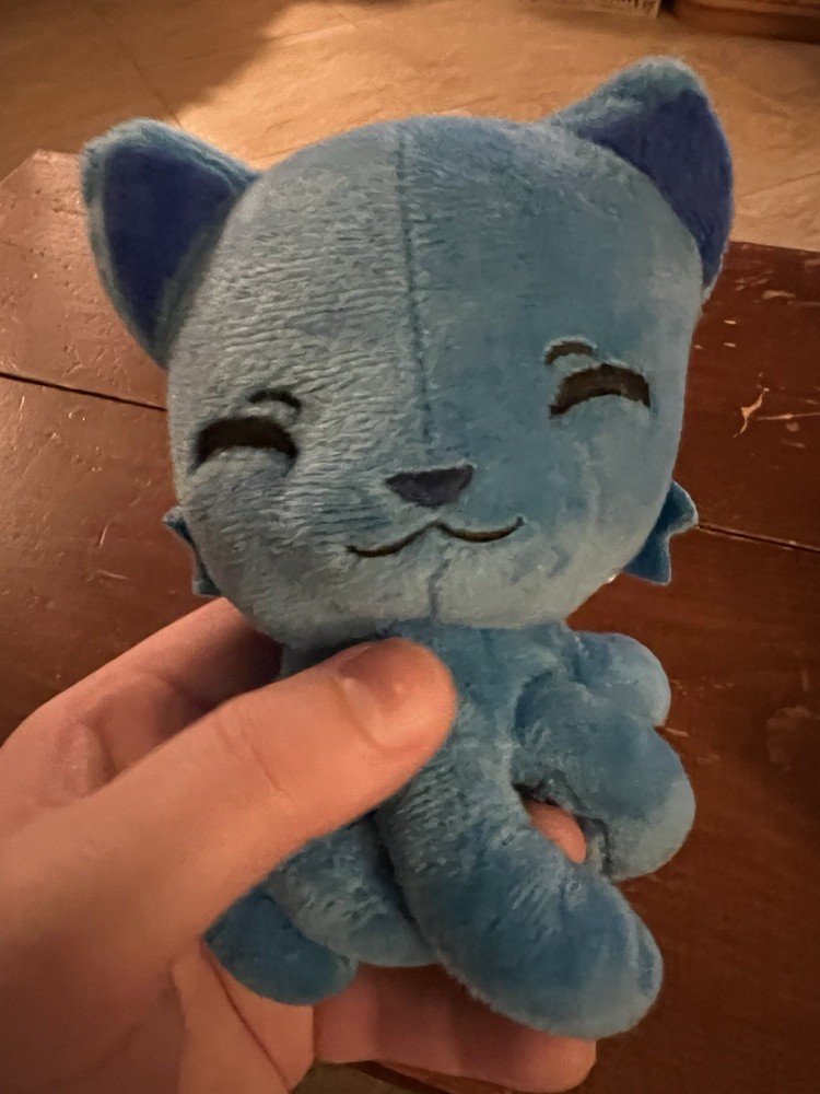 Tentacle Kitty Relaxed Paradise Blue Little One Plush