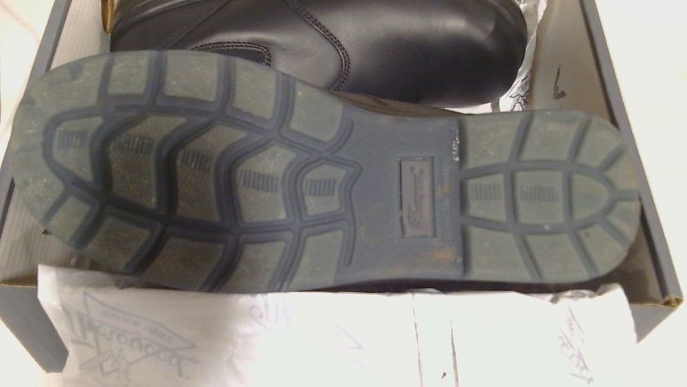 6? BLACK QUICK RELEASE STATION BOOT SAFETY TOE WITH TRANSLUCENT BOTTOM