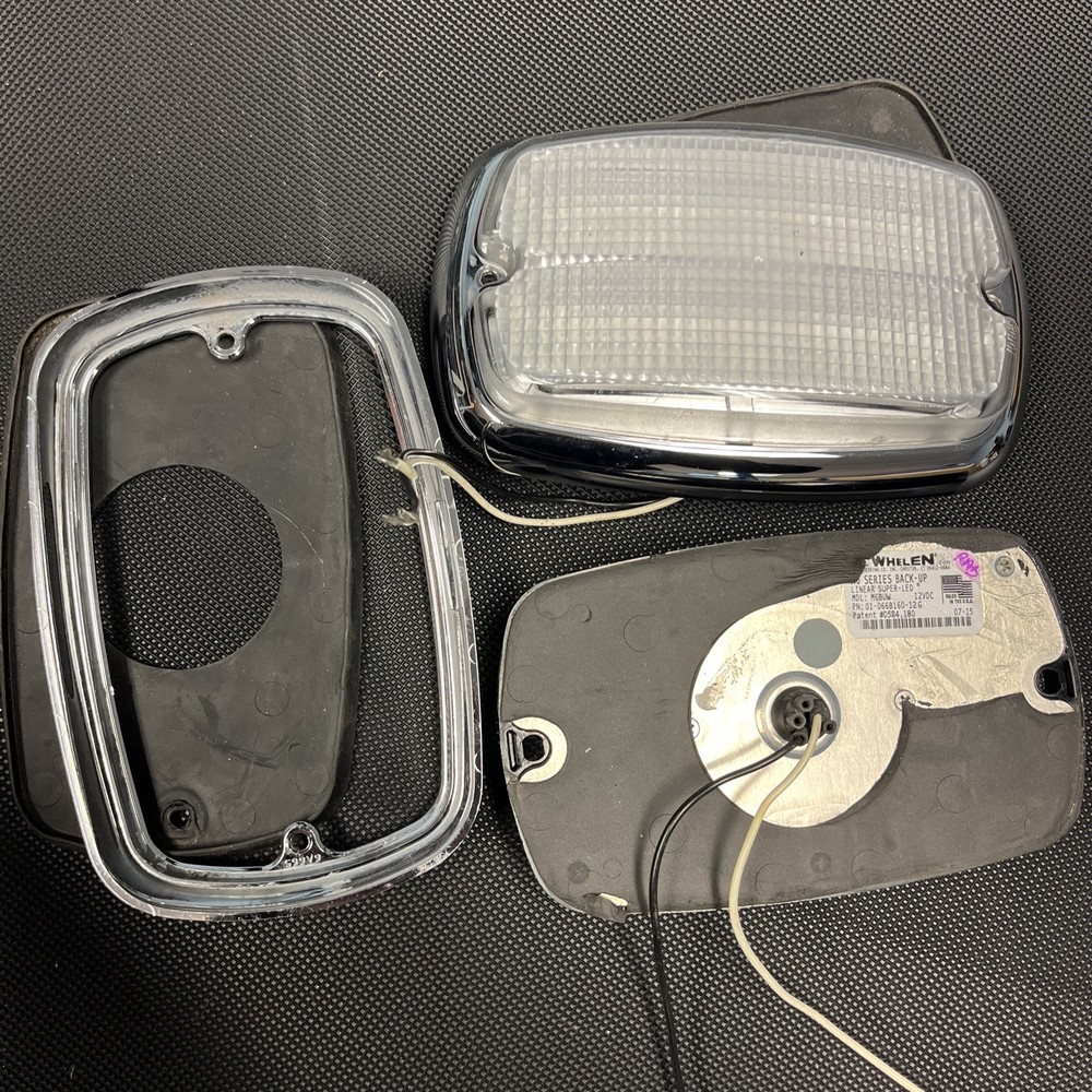 Whelen M6 With Chrome Frame And Gasket Used Working Backup Lights