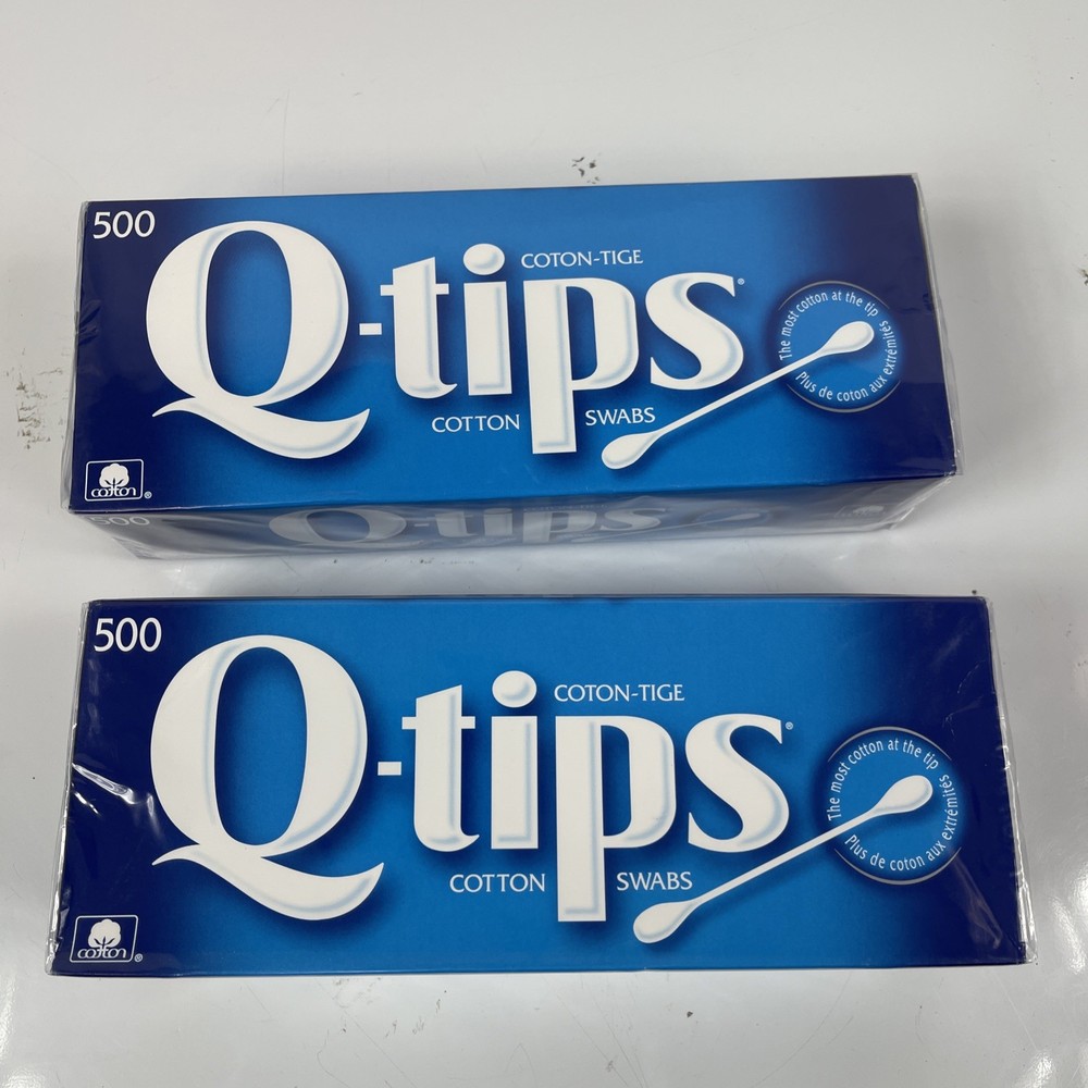 Q-tips Cotton Swabs 500 Count 2 pack