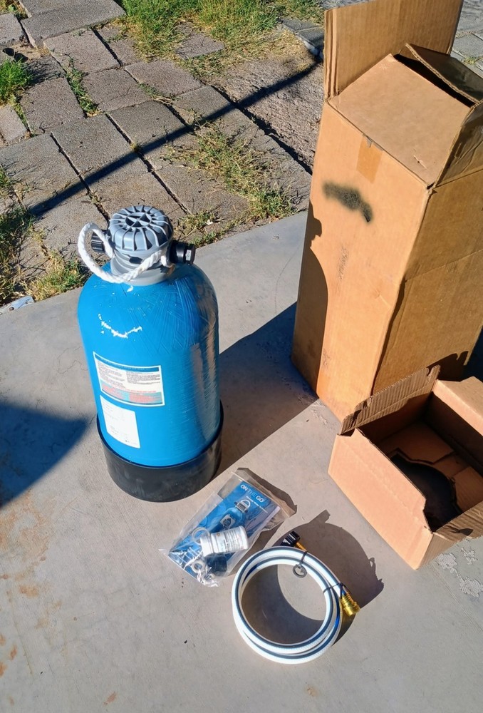 On The Go OTG-4 Double Standard Portable Water Softener System RV Boat & Spa