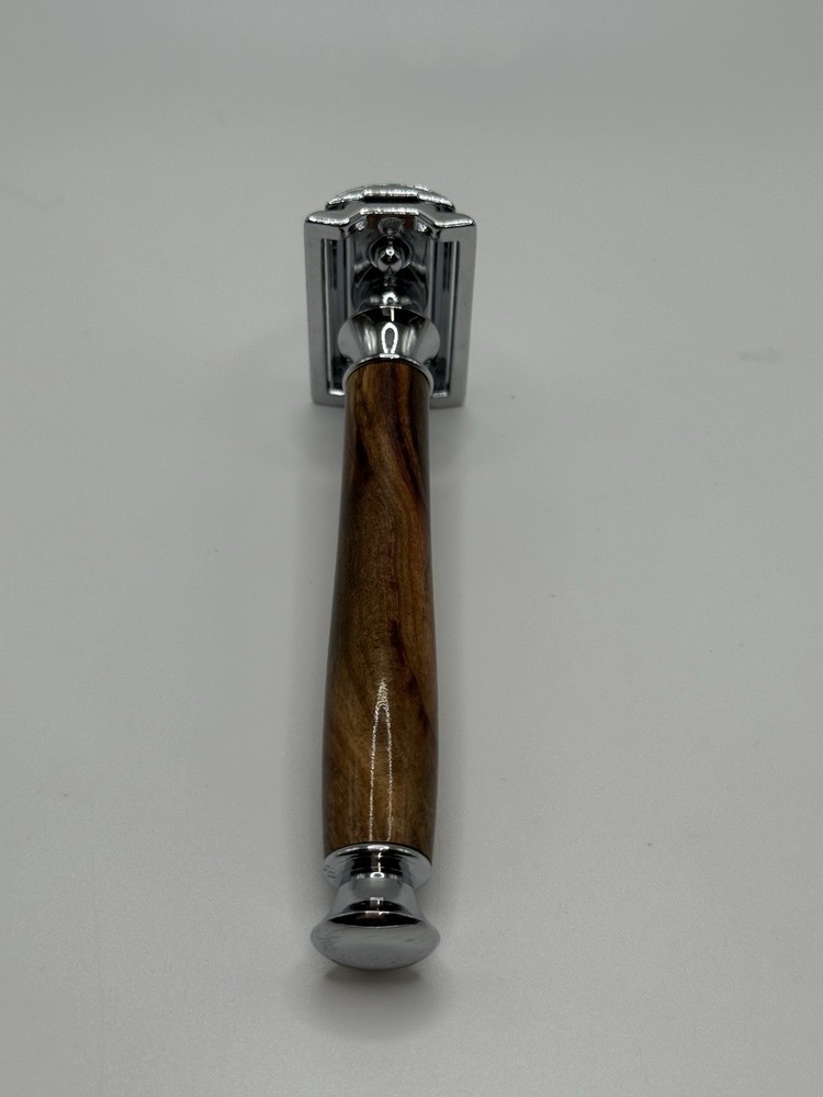 Double Edged Safety Razor wood Handle, Handmade