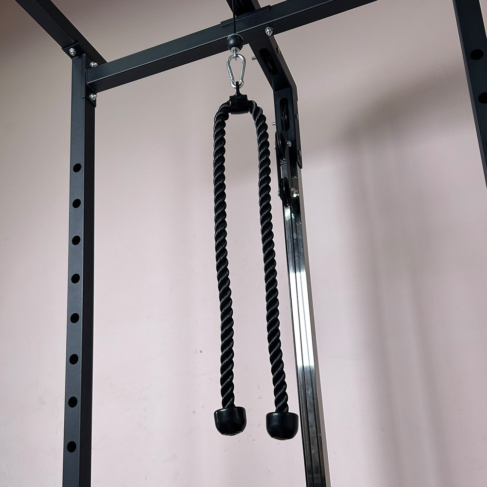 160cm Long Tricep Rope Pull Down Attachment Machine for Home Gym Pulley System