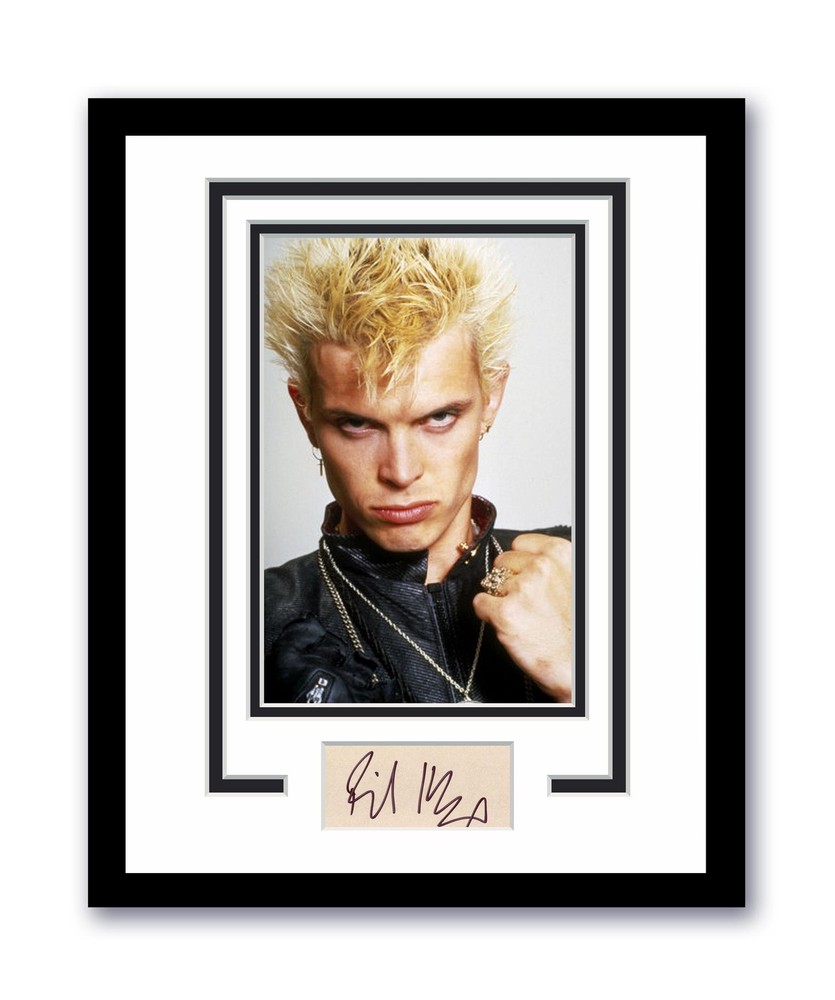 Billy Idol Autographed Signed 11x14 Framed Photo ACOA