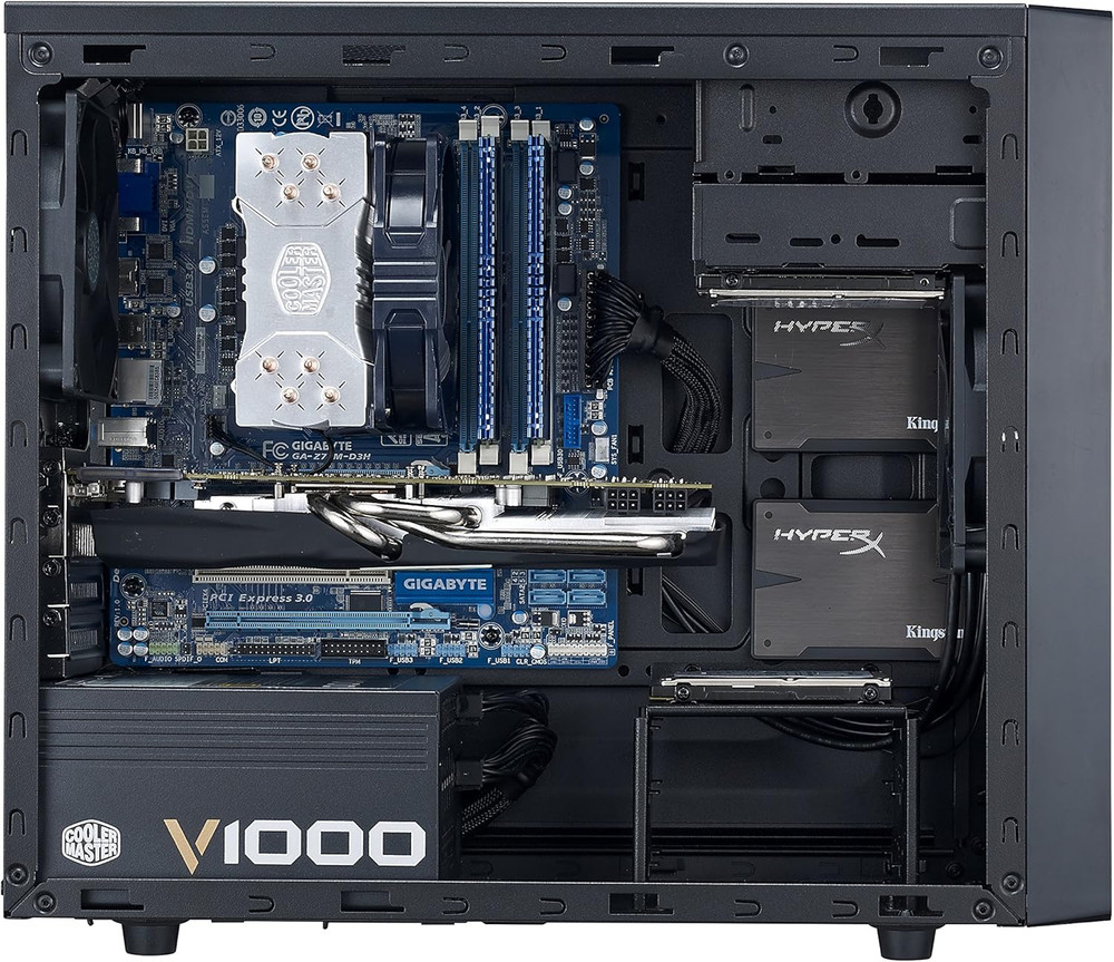 N200 - Mini Tower Computer Case with Fully Meshed Front Panel and Matx/Mini-Itx