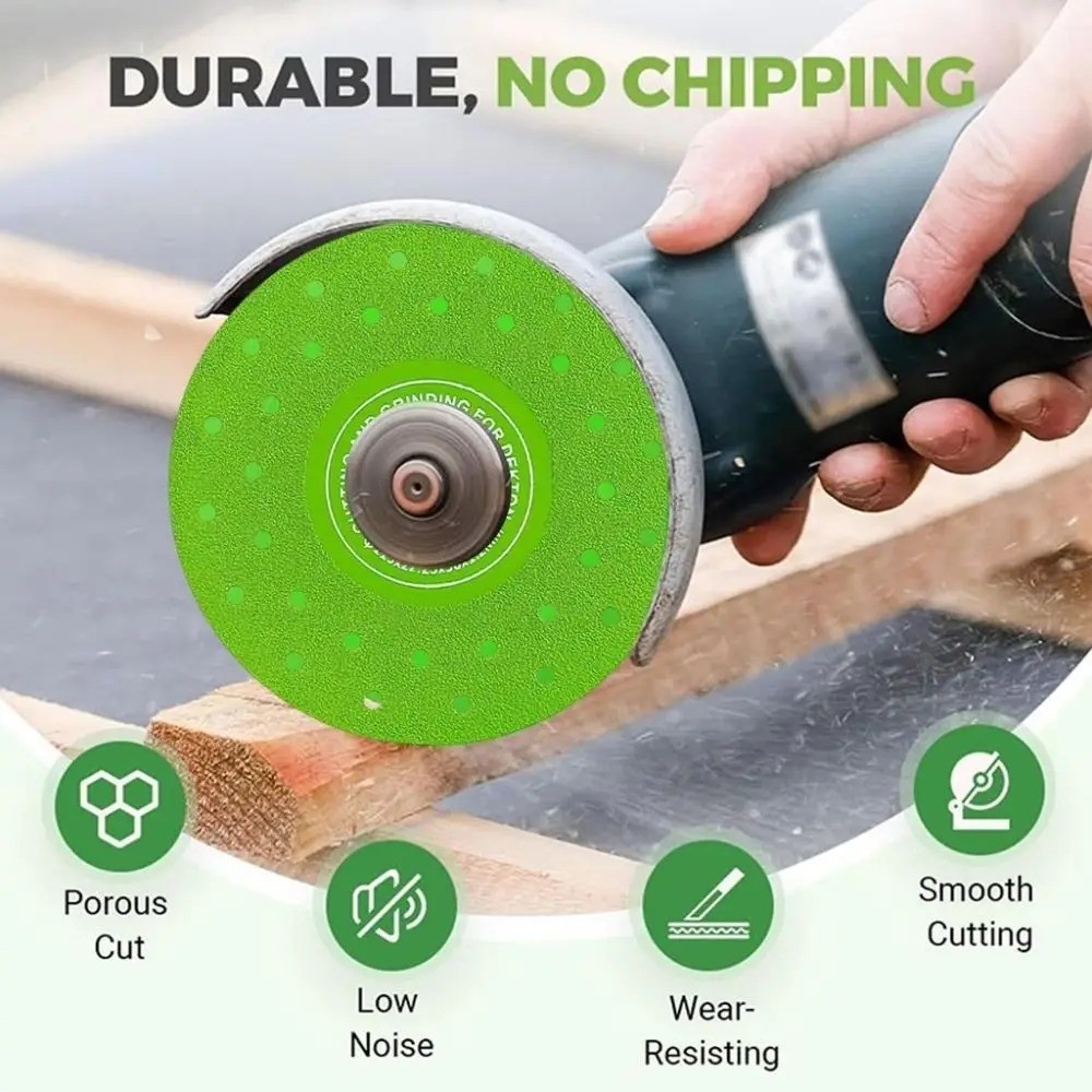 3PCS Rock Plate Flat Grinding Blade Tile Chamfering Cutting Sanding Blade Tool
