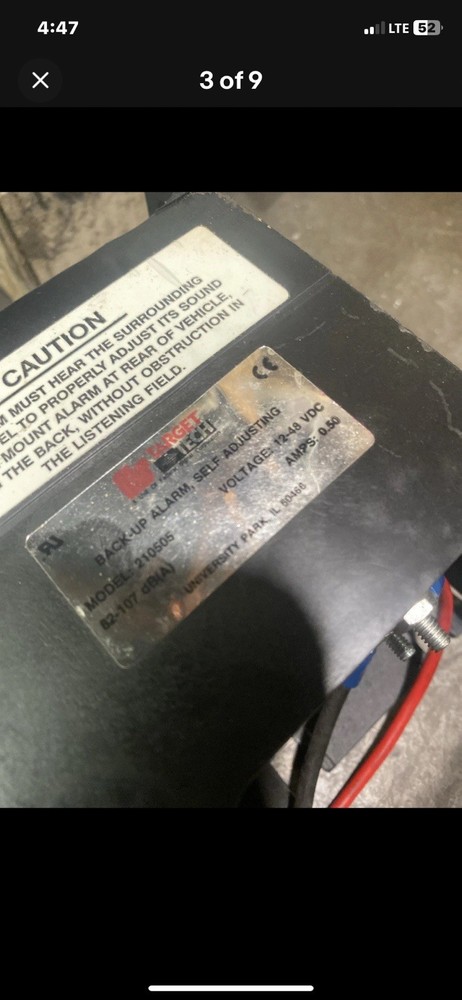 Target Tech 210505 Back-Up Alarm