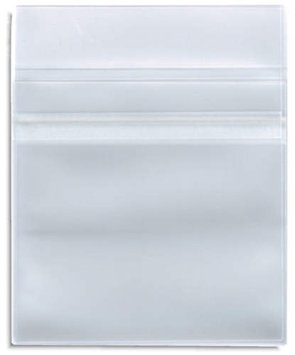 50-Pak =CLEAR PLASTIC POLY (CPP)= CD/DVD Sleeves, With Resealable Flap