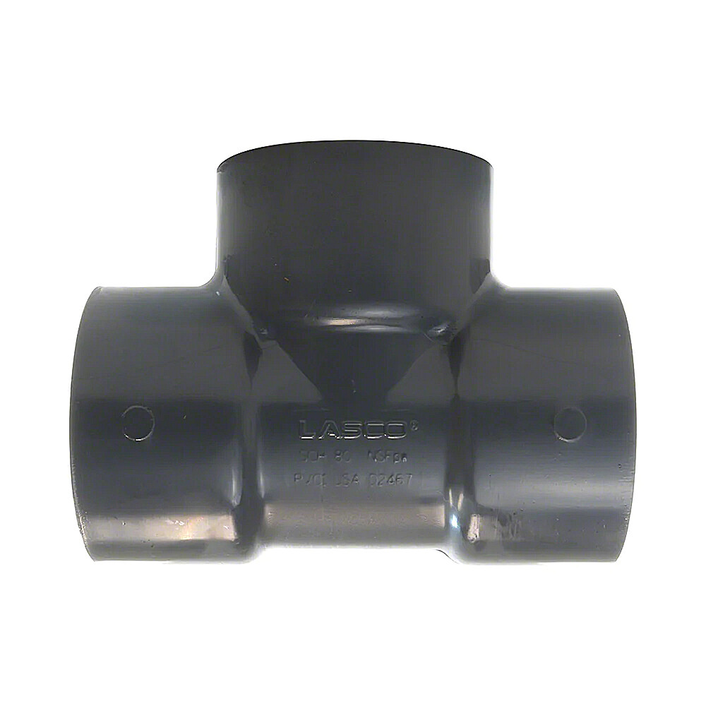 Lasco 9805-012 Gray Schedule 80 1-1/4” FPT CPVC Threaded Connector Tee Fitting