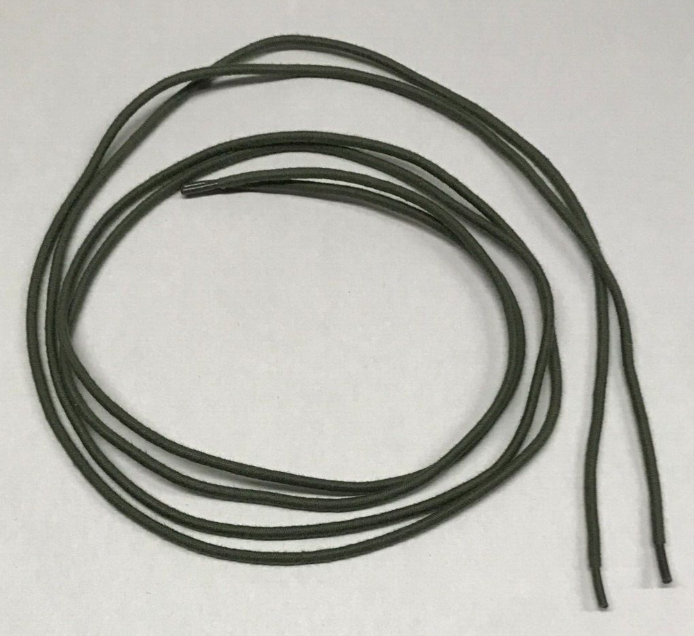 Elastic Replacement Drawcord 59"  OD Green  USGI 2 Each