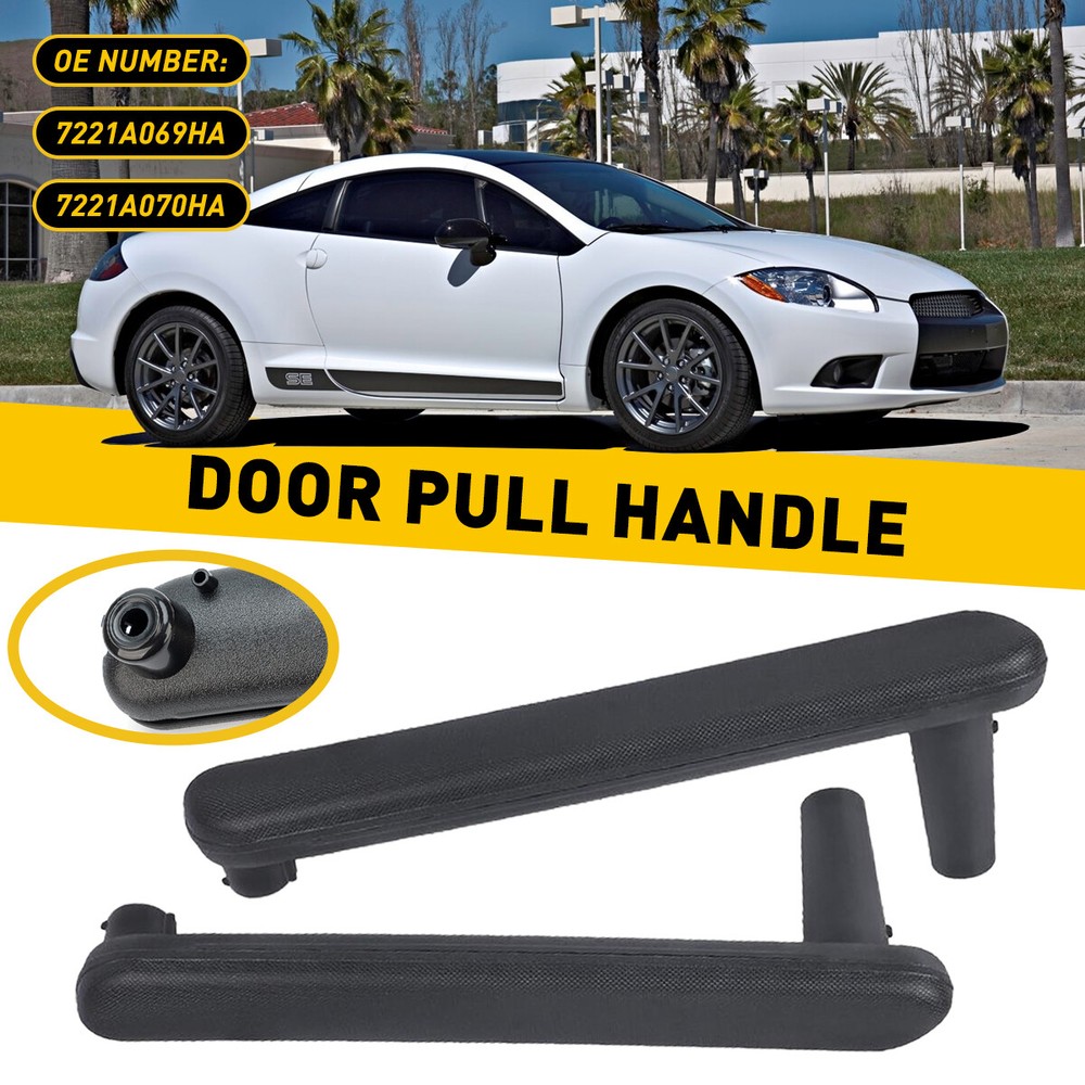 Pair Left+Right Inside Door Pull Open Handle For Mitsubishi Eclipse 2006-2012 EA