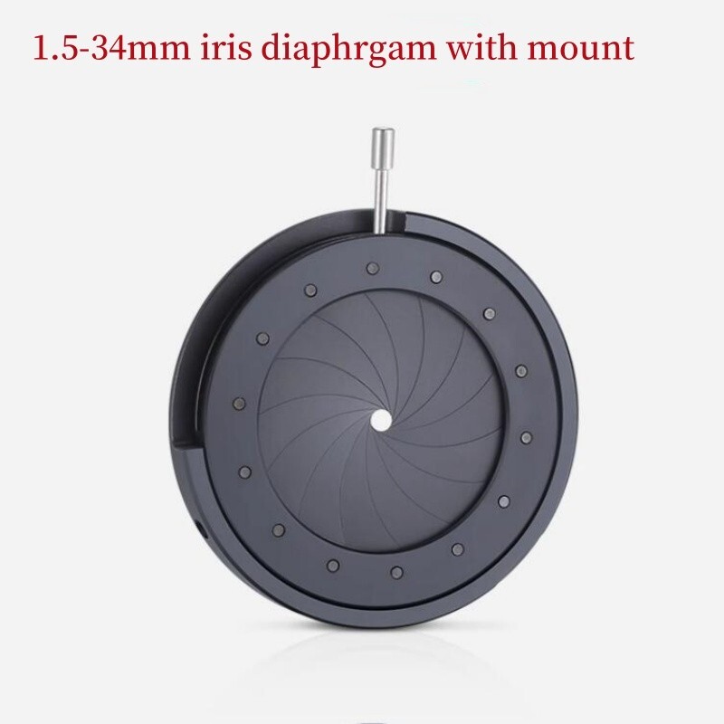 1.5-34mm zoom variable iris Diaphragm manual aperture camera microscope optical