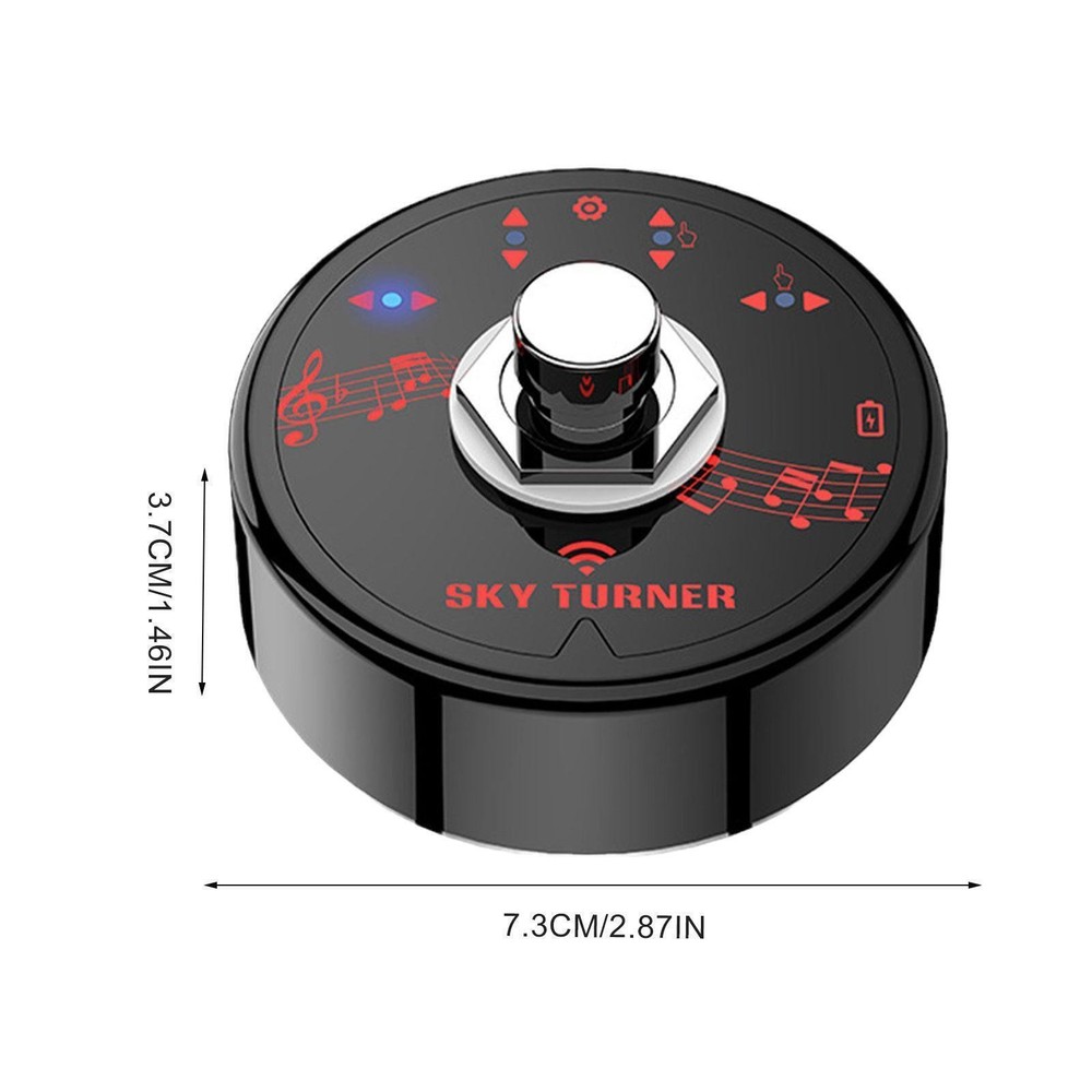 Bluetooth 5.1 Rechargeable Reading Page Turning Pedal With Type- Cable