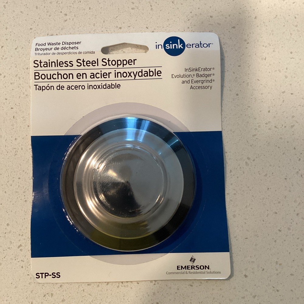 InSinkErator Stainless Steel Stopper for Evolution Badger Evergrind
