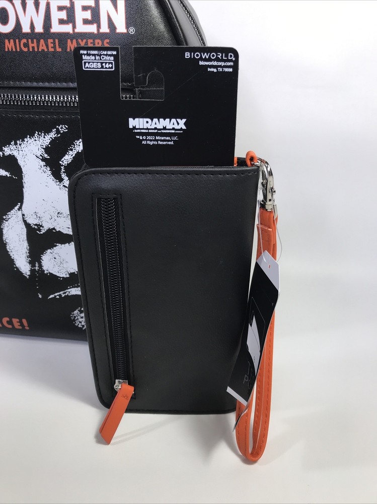 BioWorld Halloween Michael Myers Mini Backpack & Tech Wallet