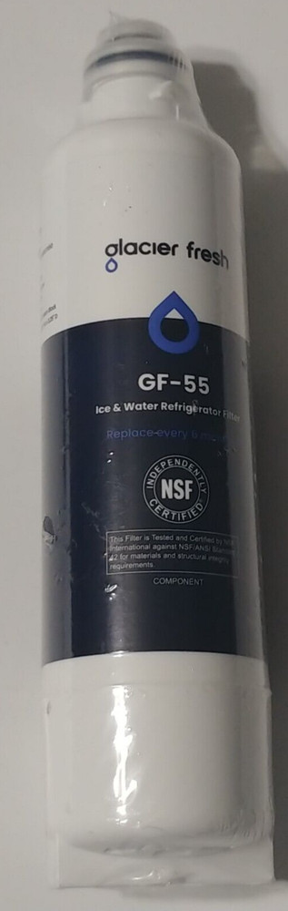 Refrigerator Filter Glacier Fresh GF-55 Ice & Water 1 pack Sealed Part# 12033030