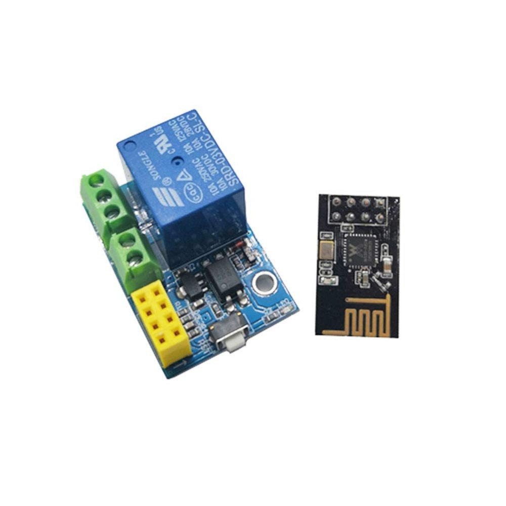 Acxico 2 pcs ESP8266 ESP-01S + 5V WiFi Relay Module Smart Home Remote Control...