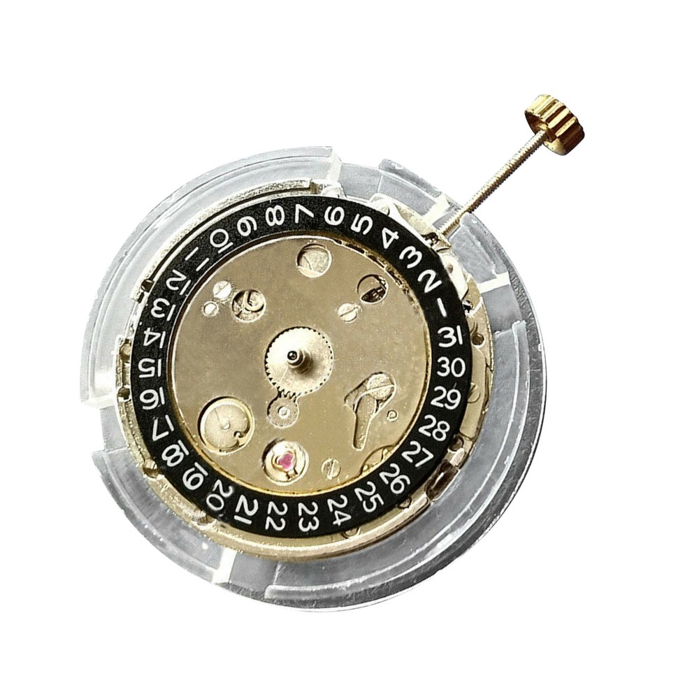 Replace Watch Automatic Mechanical Movement Black Date Calendar @3 For 2813 8215
