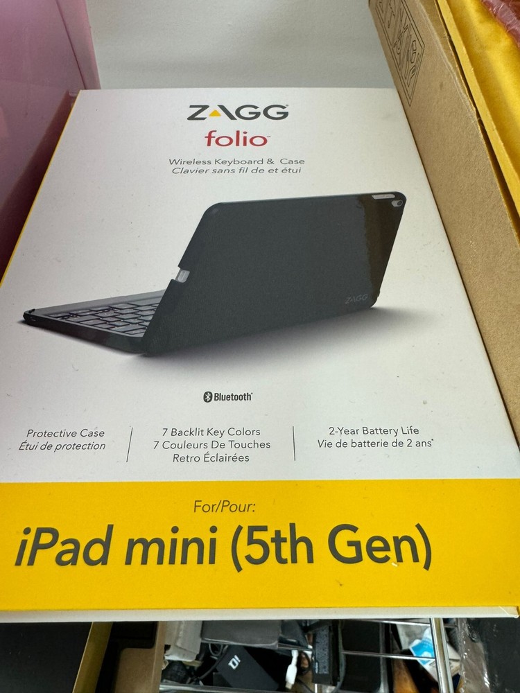 ZAGG Folio Wireless Keyboard Case - ipad mini 5th Gen 7.9" iPad mini 5