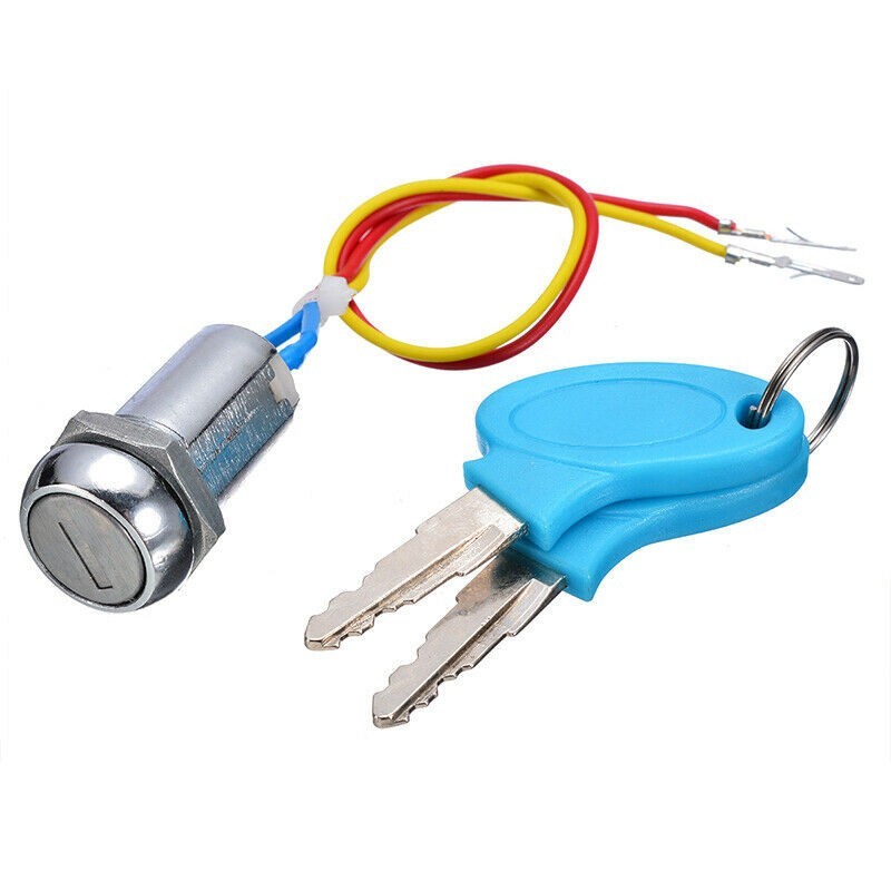 2 Keys Ignition Switch Lock 2 Wire Ignition Switch Key Plastic And Alloy