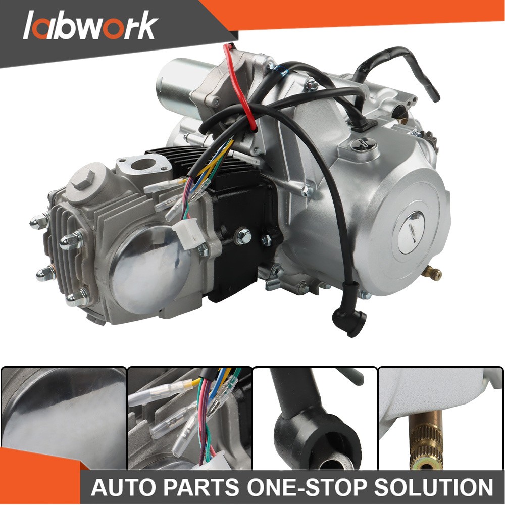 Labwork 125CC 4-Stroke Engine Motor Semi-Auto Electric Start Reverse NEW