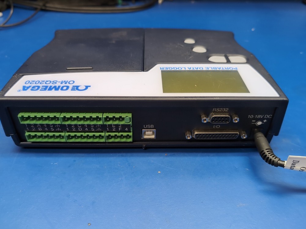 Omega Engineering OM-SQ2040 Portable Data Logger - Good Working Condition