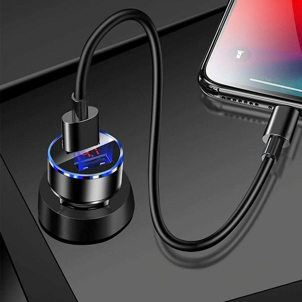 12V Digital LED Display Voltmeter Voltage Gauge Panel Meter Car Motorcycle