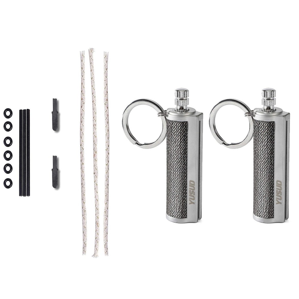 YUSUD 2 Pack Permanent Match with Replaceable Accessories, Never Ending Match...